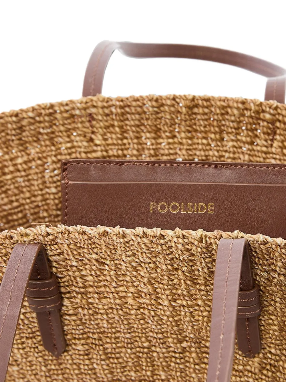  Poolside East West Woven Tote Bag - Neutro 