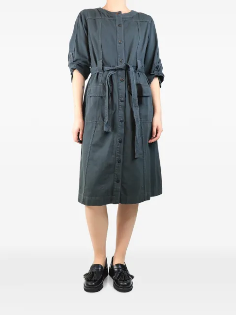 WYSE Matilda multi-stitch midi dress