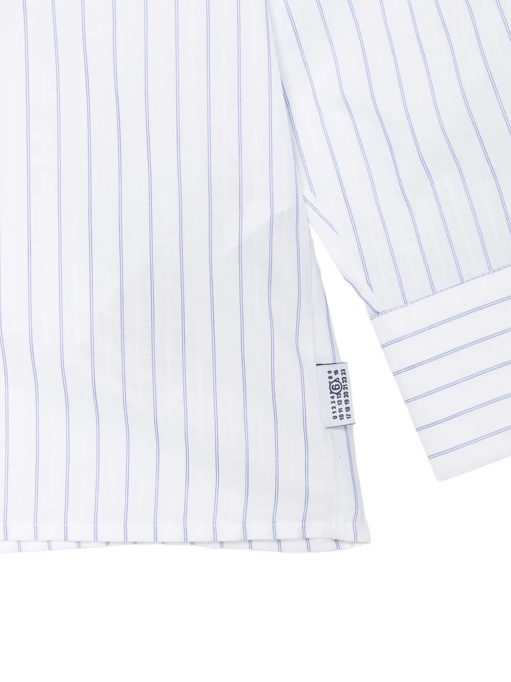 MM6 Maison Margiela Gestreept overhemd Wit