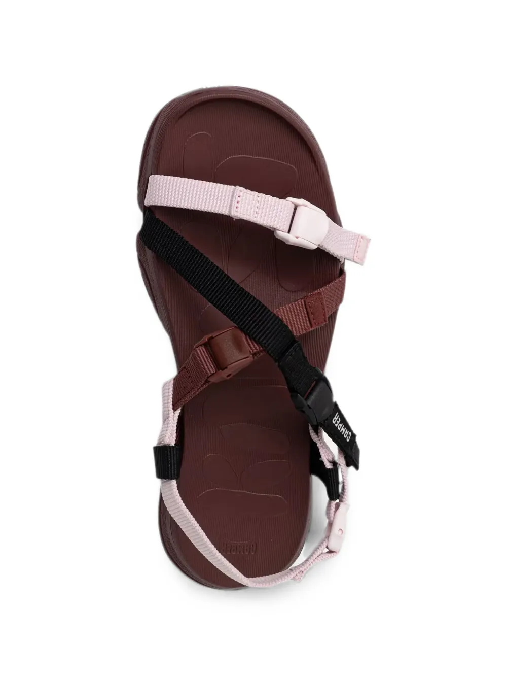 Camper Karst strappy buckle-fastening sandals Roze
