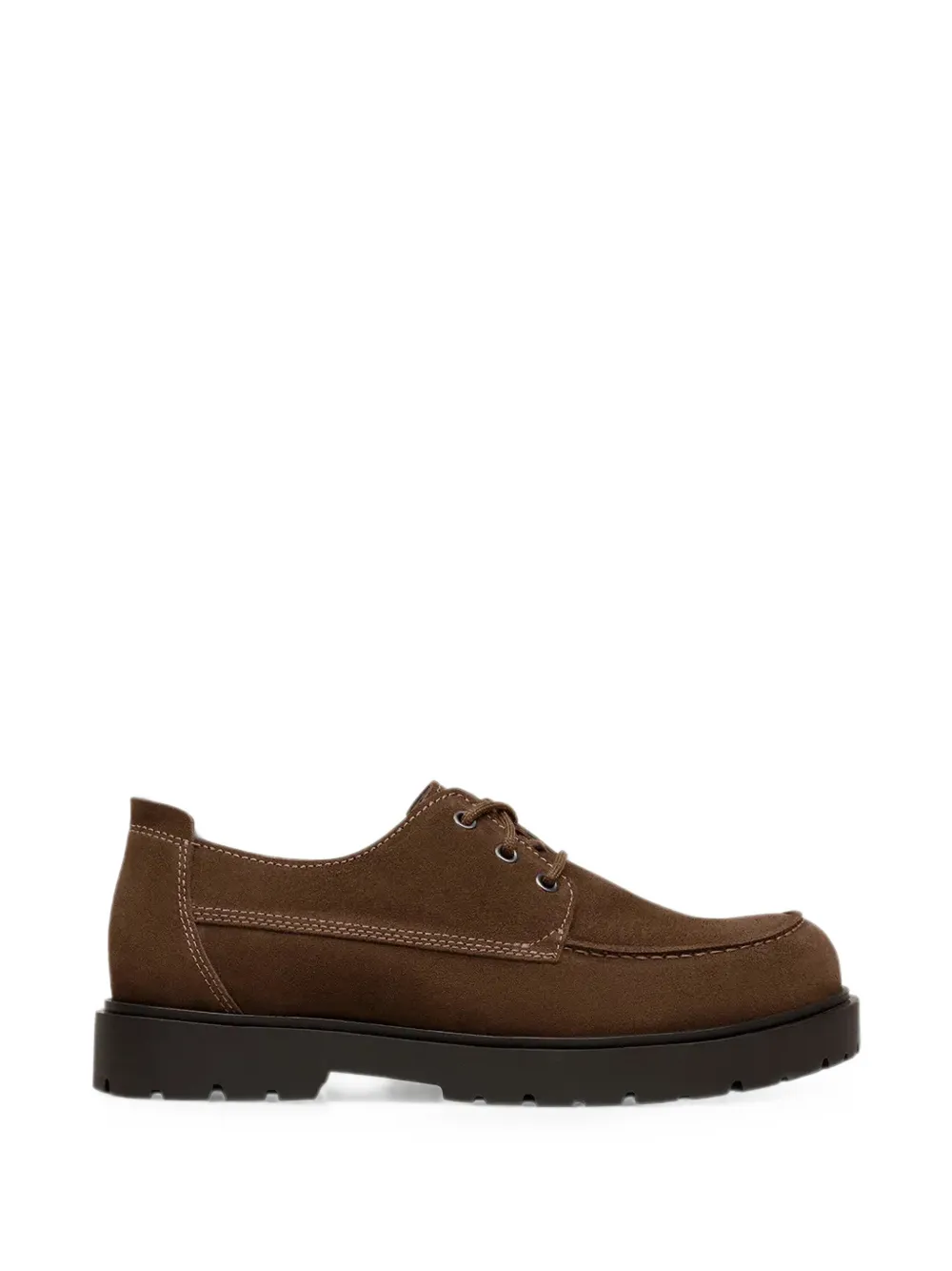 Birkenstock Highwood suede lug-sole lace-up shoes - Brown