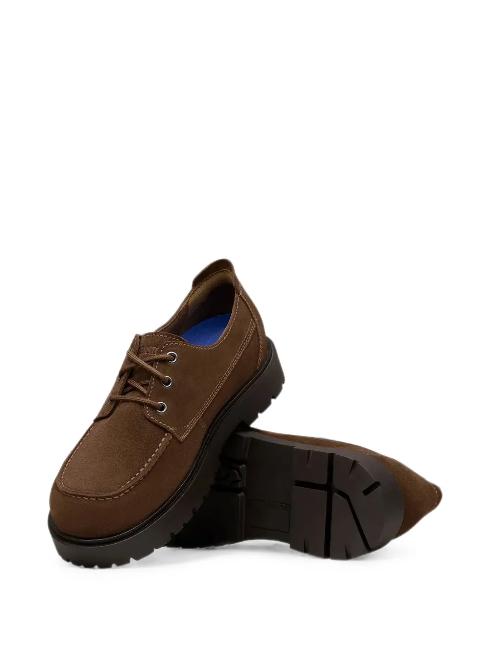 Birkenstock Highwood suede lug-sole lace-up shoes Bruin