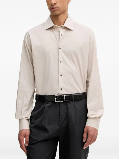 Karl Lagerfeld logo-plaque long-sleeve shirt