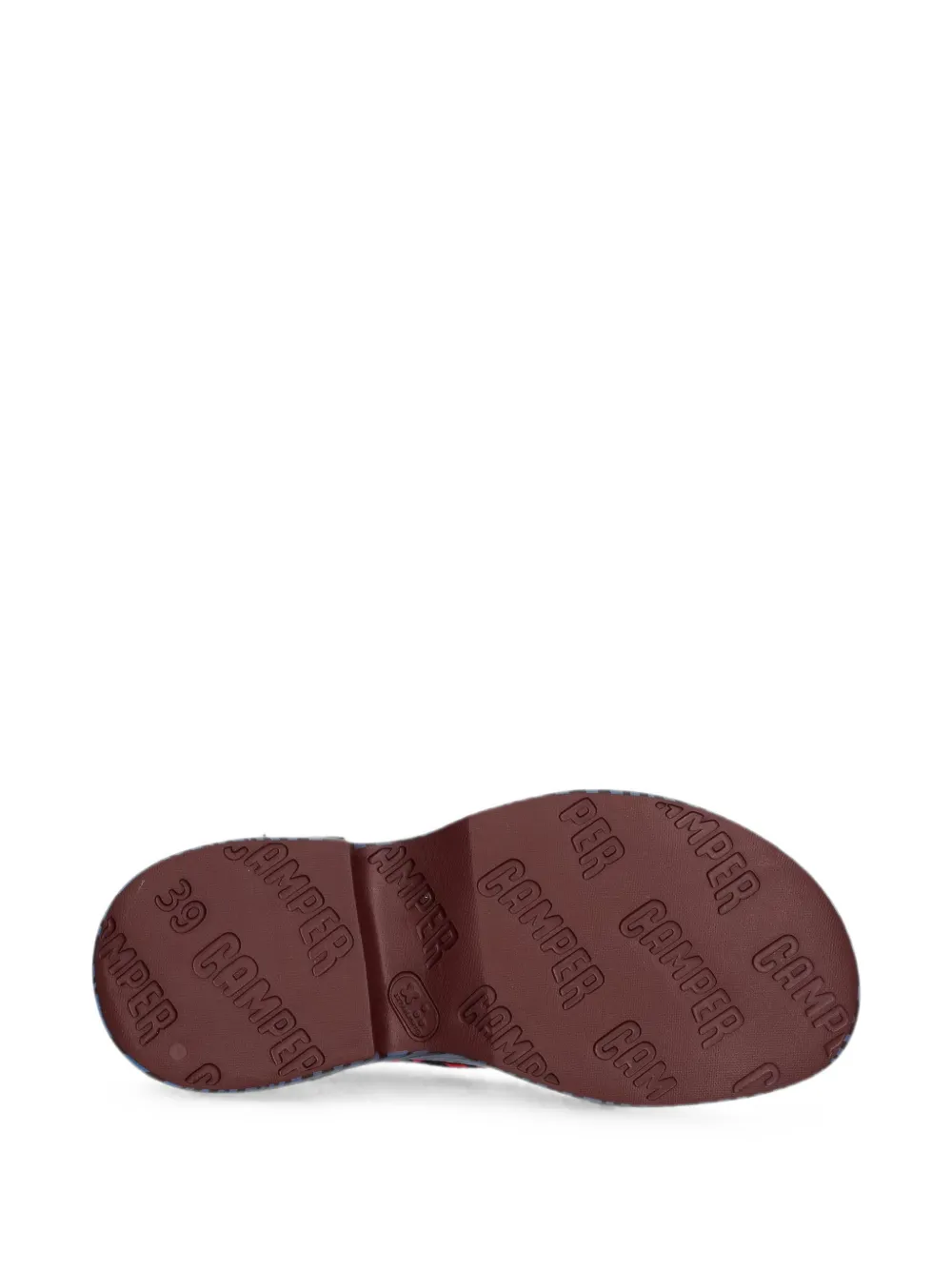 Camper Tasha zebra-print platform sandals Roze