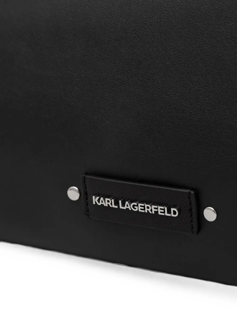 Karl Lagerfeld Shopper verfraaid met ringlets en gesp-detail Zwart