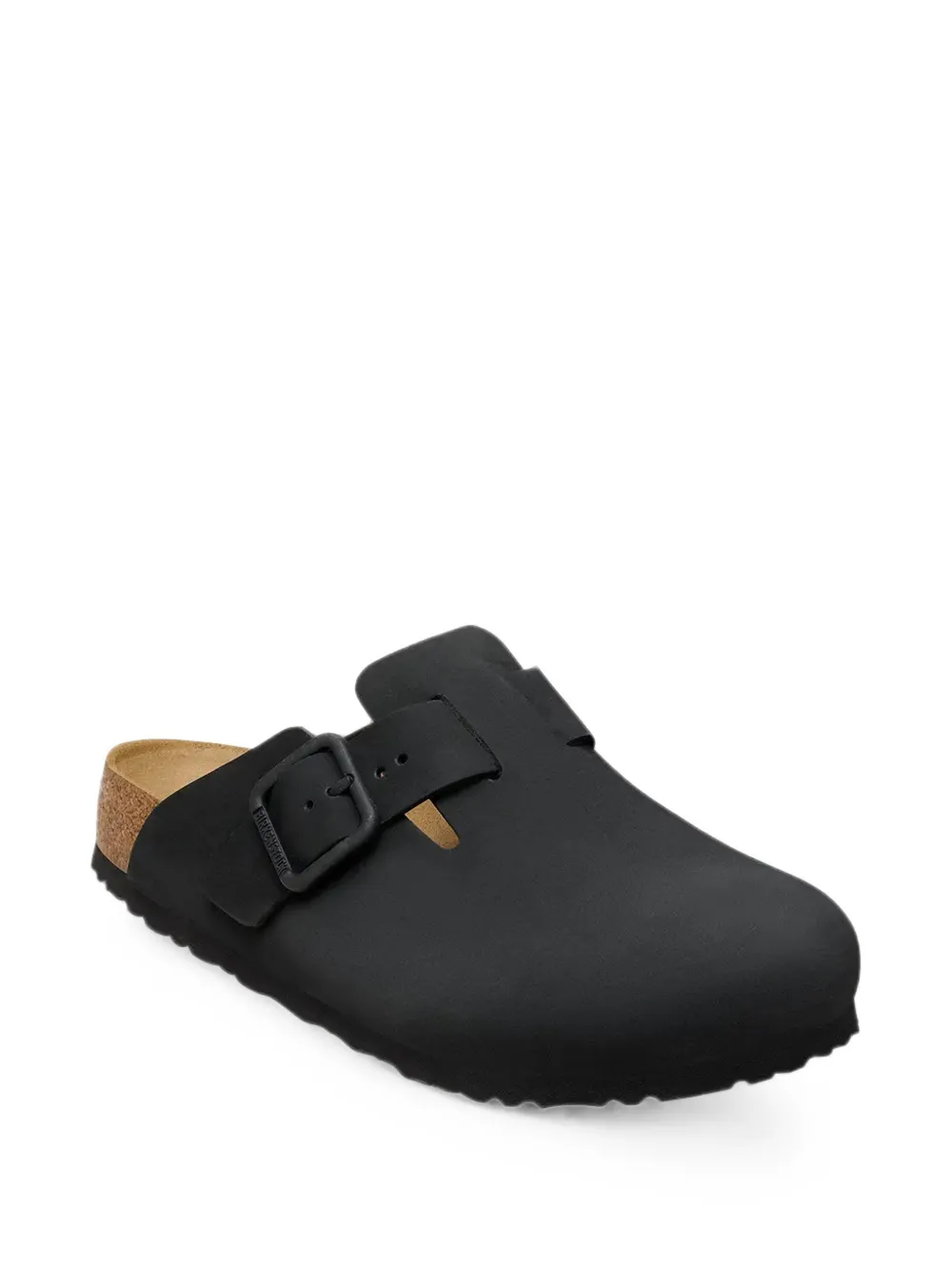Birkenstock Boston muiltjes met gespsluiting Zwart