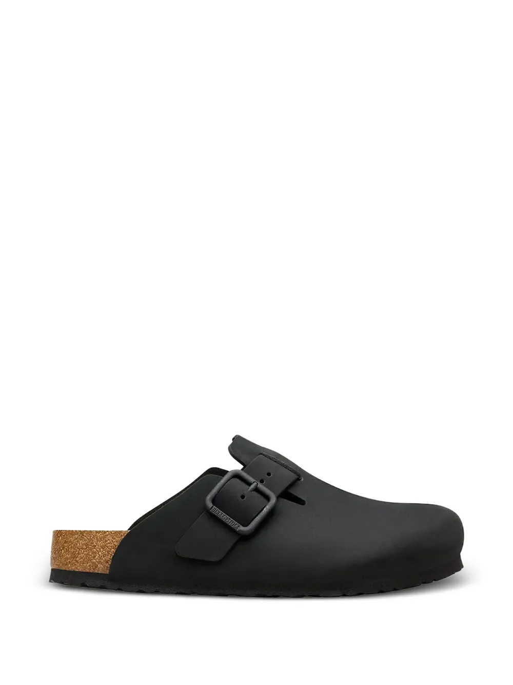 Birkenstock Boston muiltjes met gespsluiting Zwart
