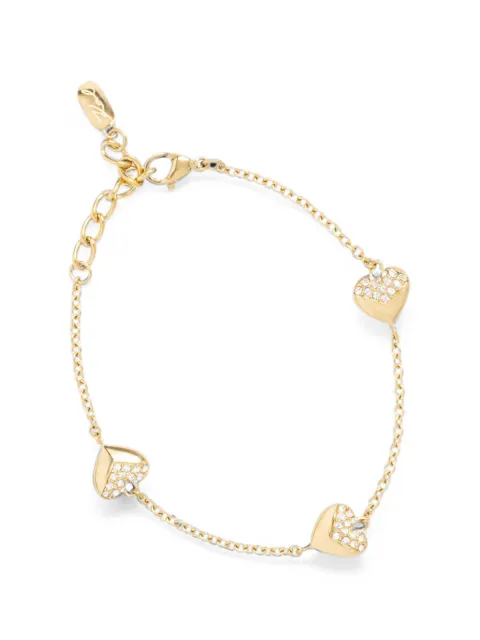 Karl Lagerfeld crystal-embellished heart bracelet