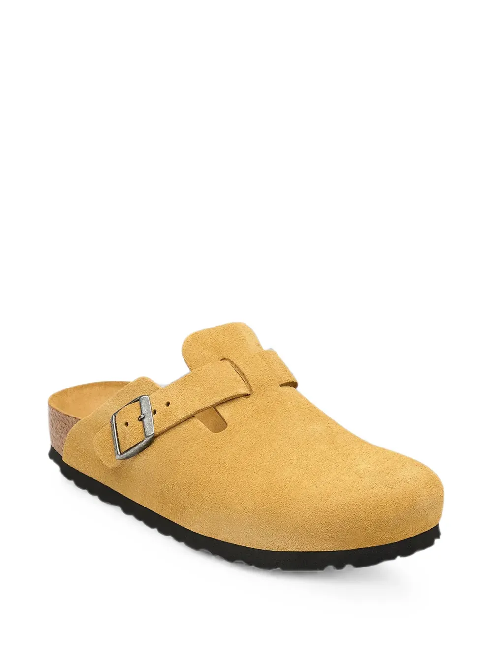 Birkenstock Boston muiltjes met gespsluiting Geel
