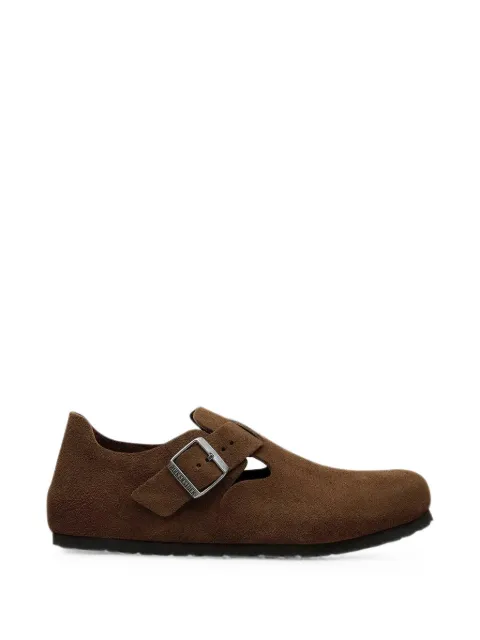 Birkenstock London buckle-fastening suede shoes