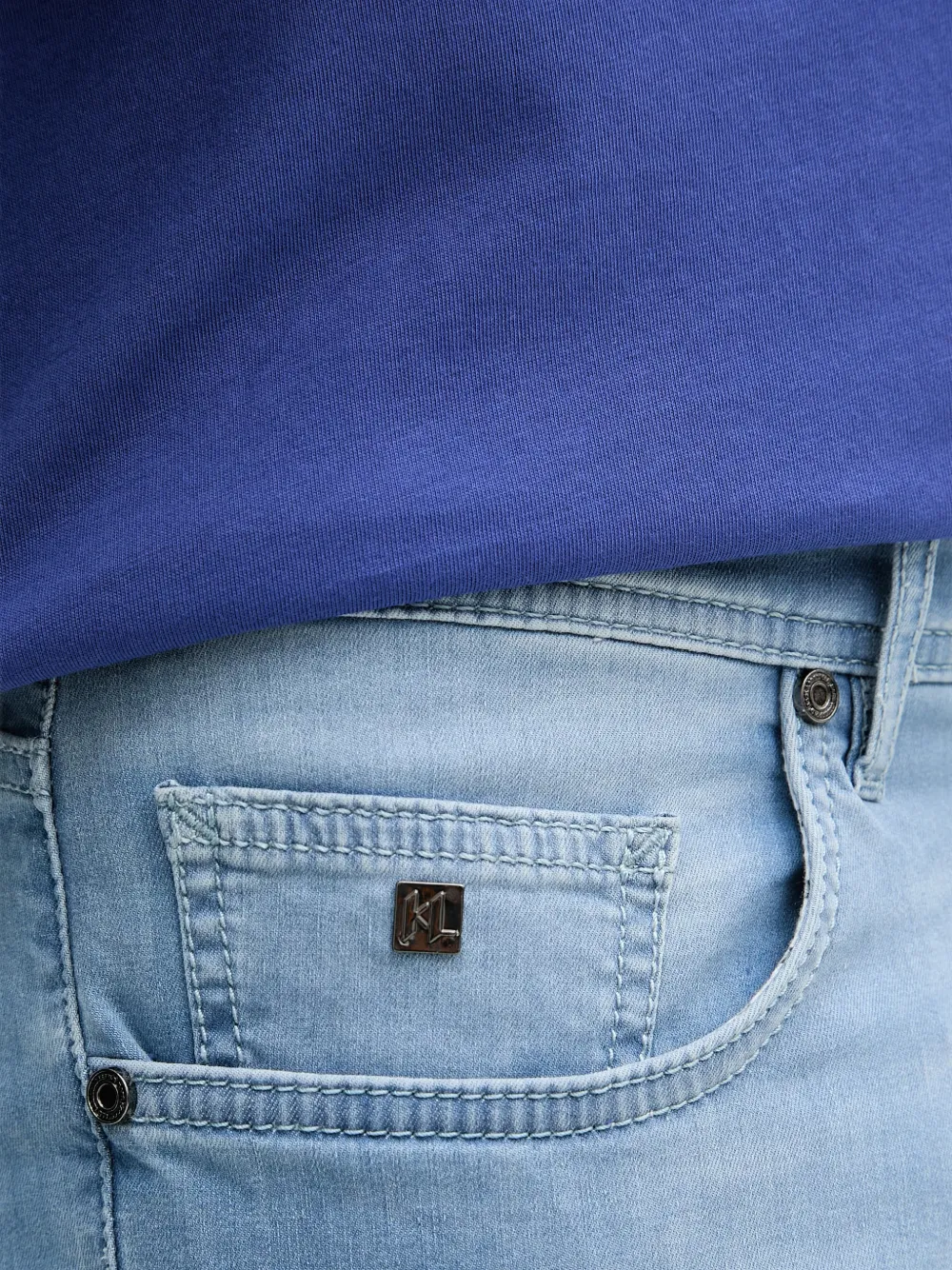 Karl Lagerfeld Straight jeans Blauw