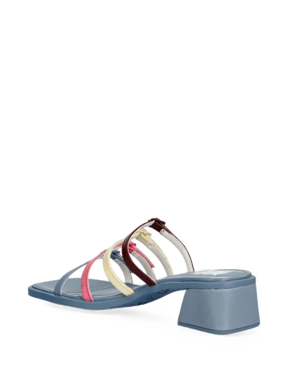 Camper Twins buckle-strap block-heel sandals Blauw