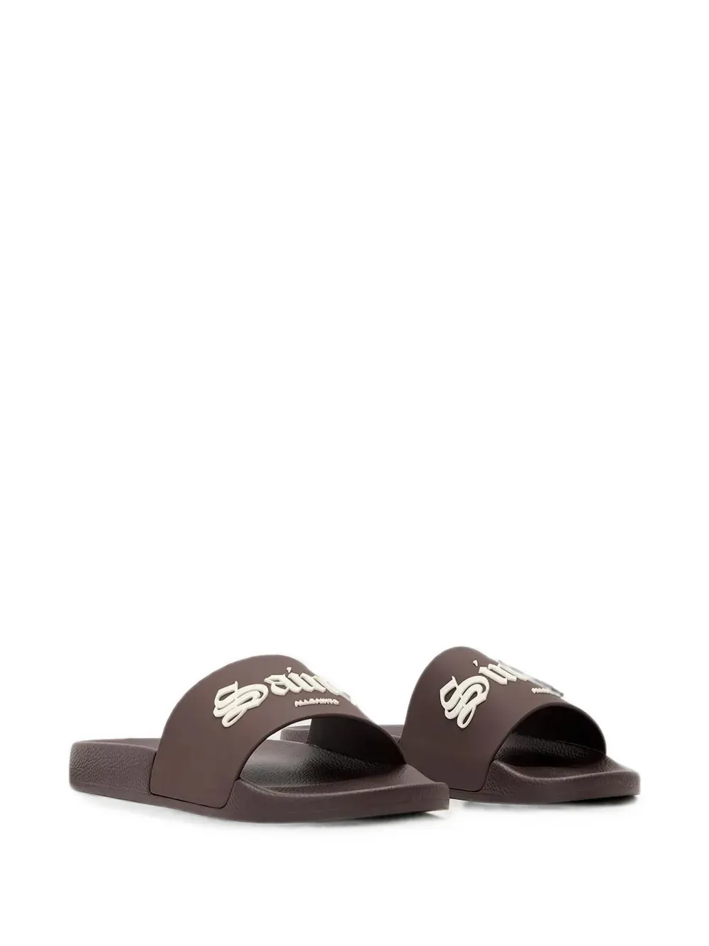 AllSaints Saint slippers met logo-patch Bruin