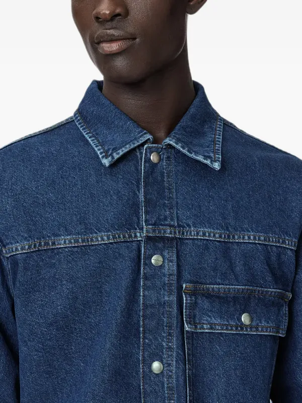 AllSaints Cast デニムジャケット | ブルー | FARFETCH JP