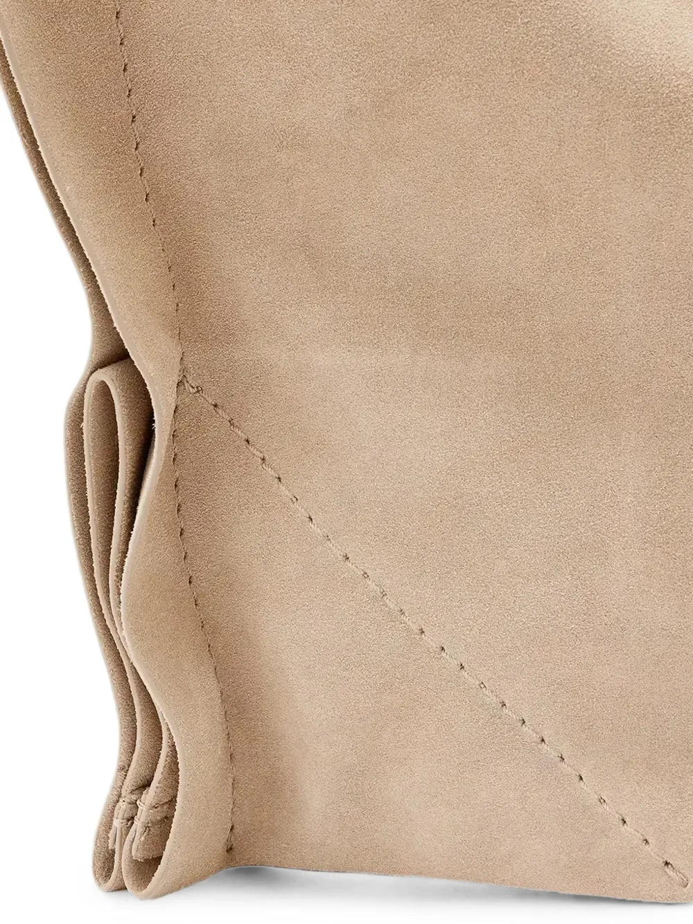 AllSaints Lutece shopper met suède afwerking en vlakken Beige