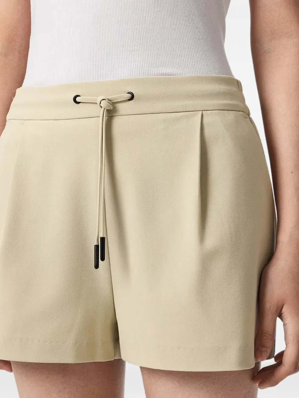 AllSaints Aleida shorts met trekkoord Groen