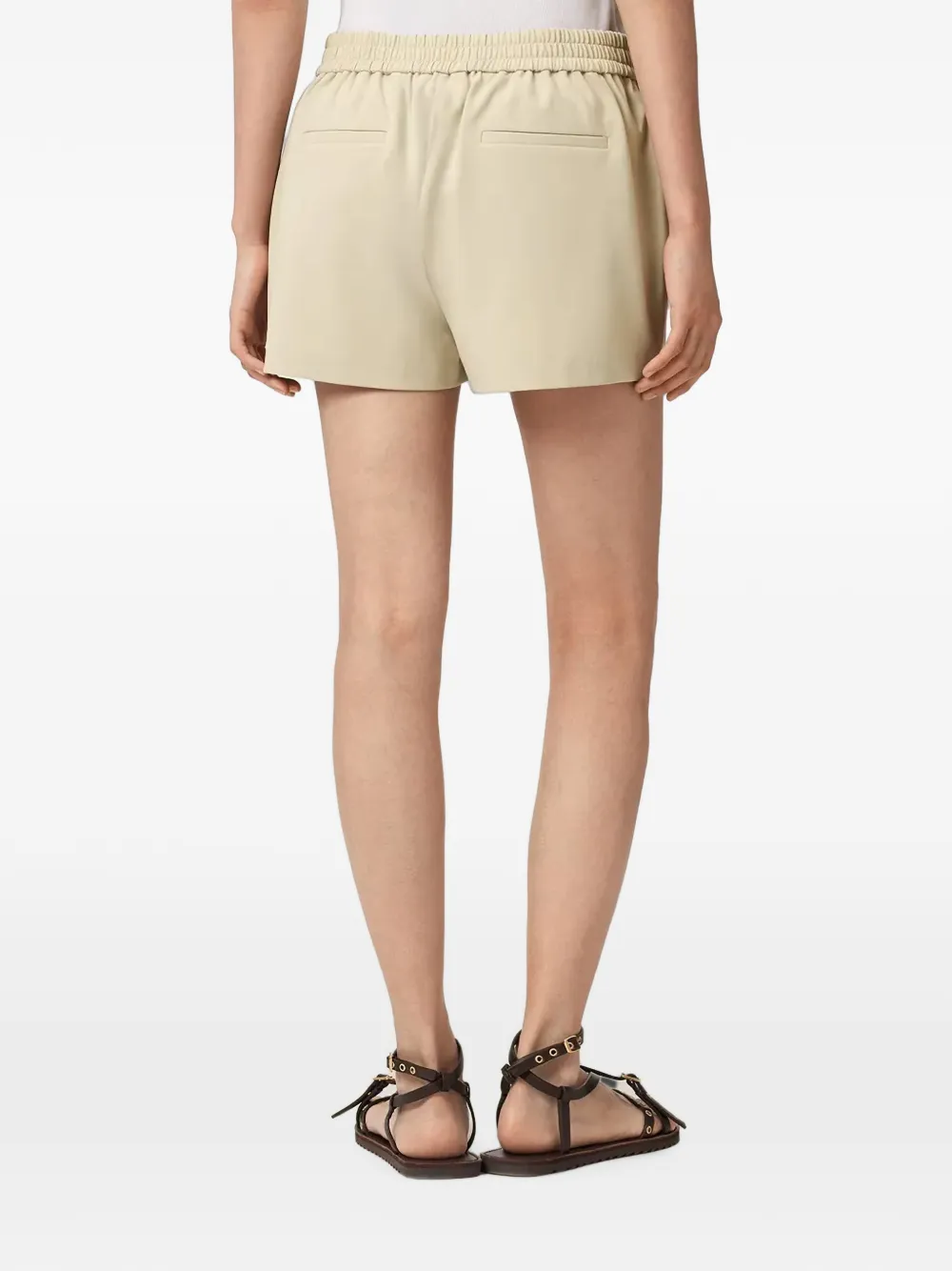 AllSaints Aleida shorts met trekkoord Groen