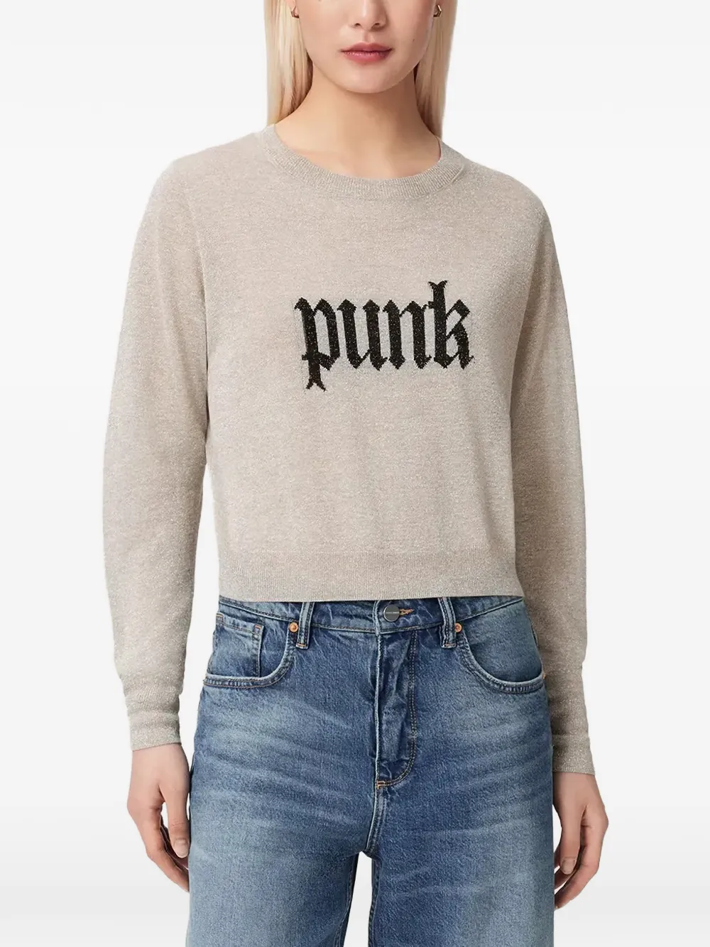 AllSaints Deetz knitted motif sweater - Toni neutri