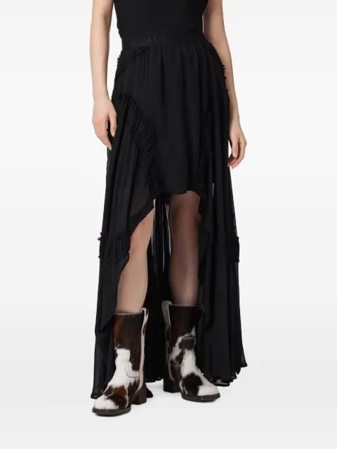 AllSaints Gonna Dorina asimmetrica con ruches