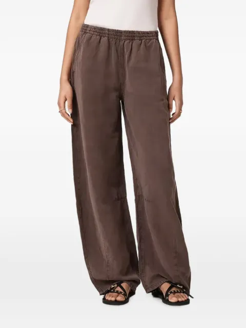 AllSaints pantalones anchos Jett con pretina elástica
