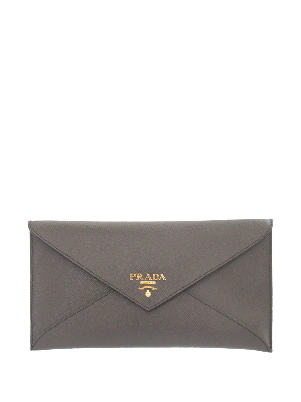 Prada Pre-Owned Clutch a busta in pelle Saffiano 2013-2026 - Grigio