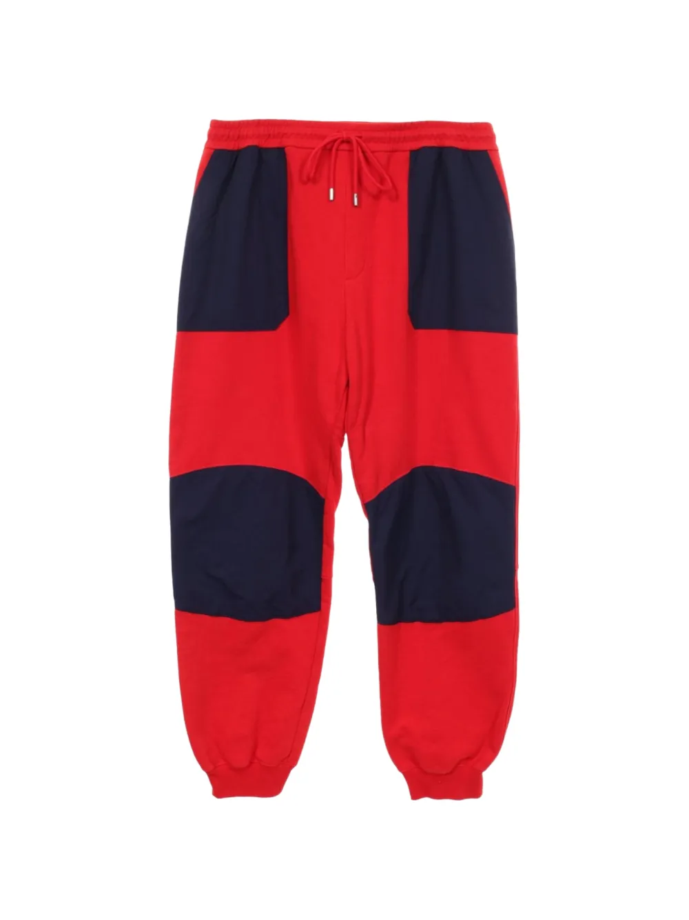 Gucci Pre-Owned x The North Face 2010s color-block track pants - Rosso
