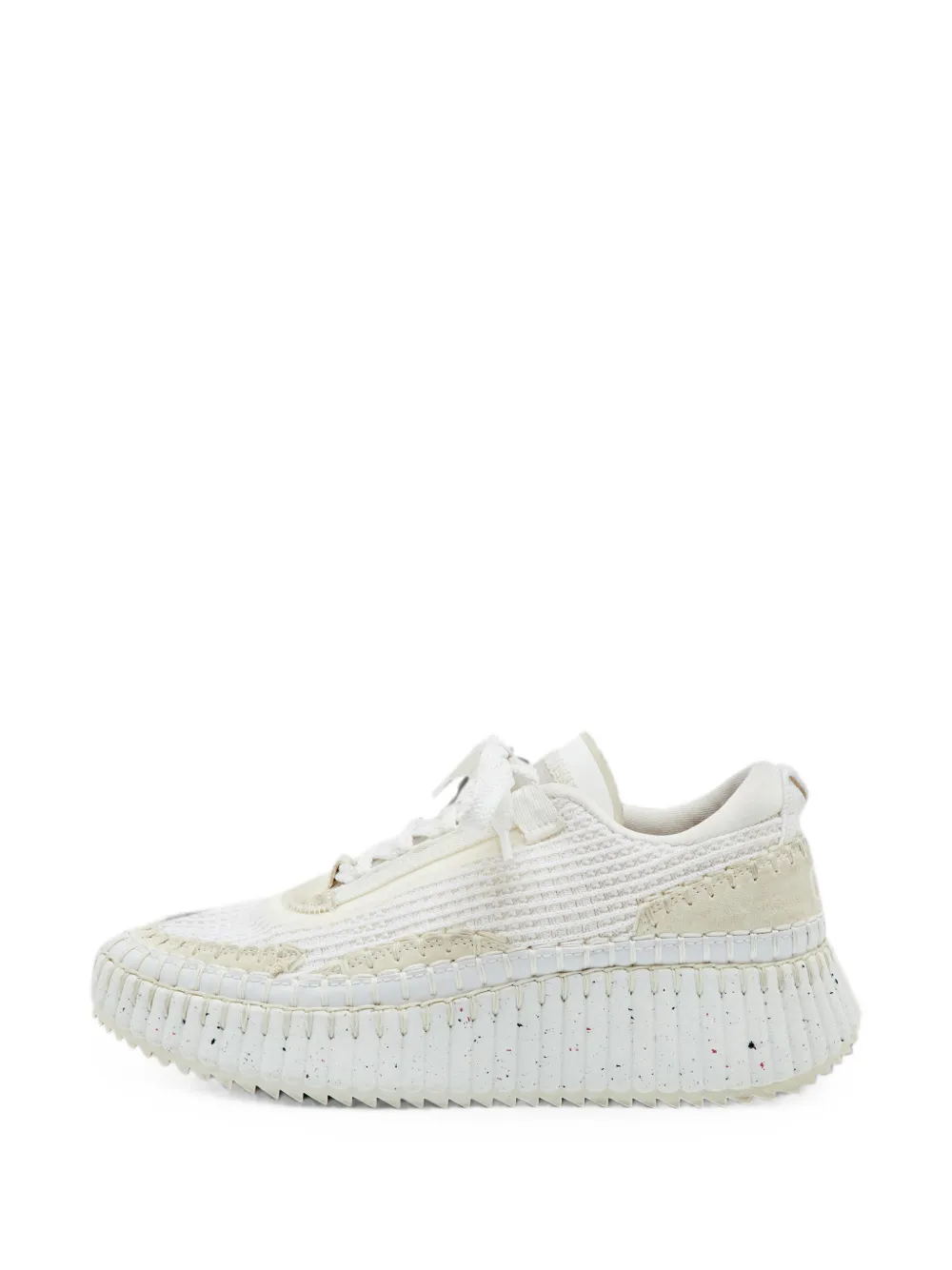 Chloé Pre-Owned Nama low-top sneakers - Bianco