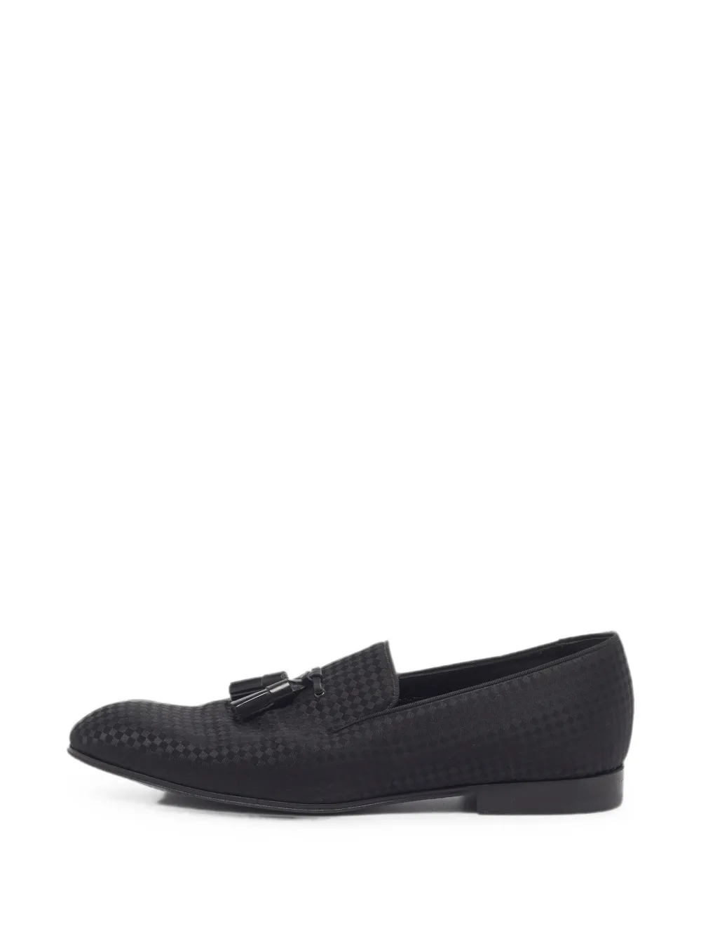 Louis Vuitton Pre-Owned Solferino jacquard tassel loafers - Nero