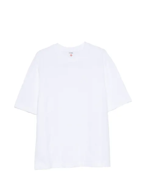 Casablanca T-Shirt mit Logo-Prägung