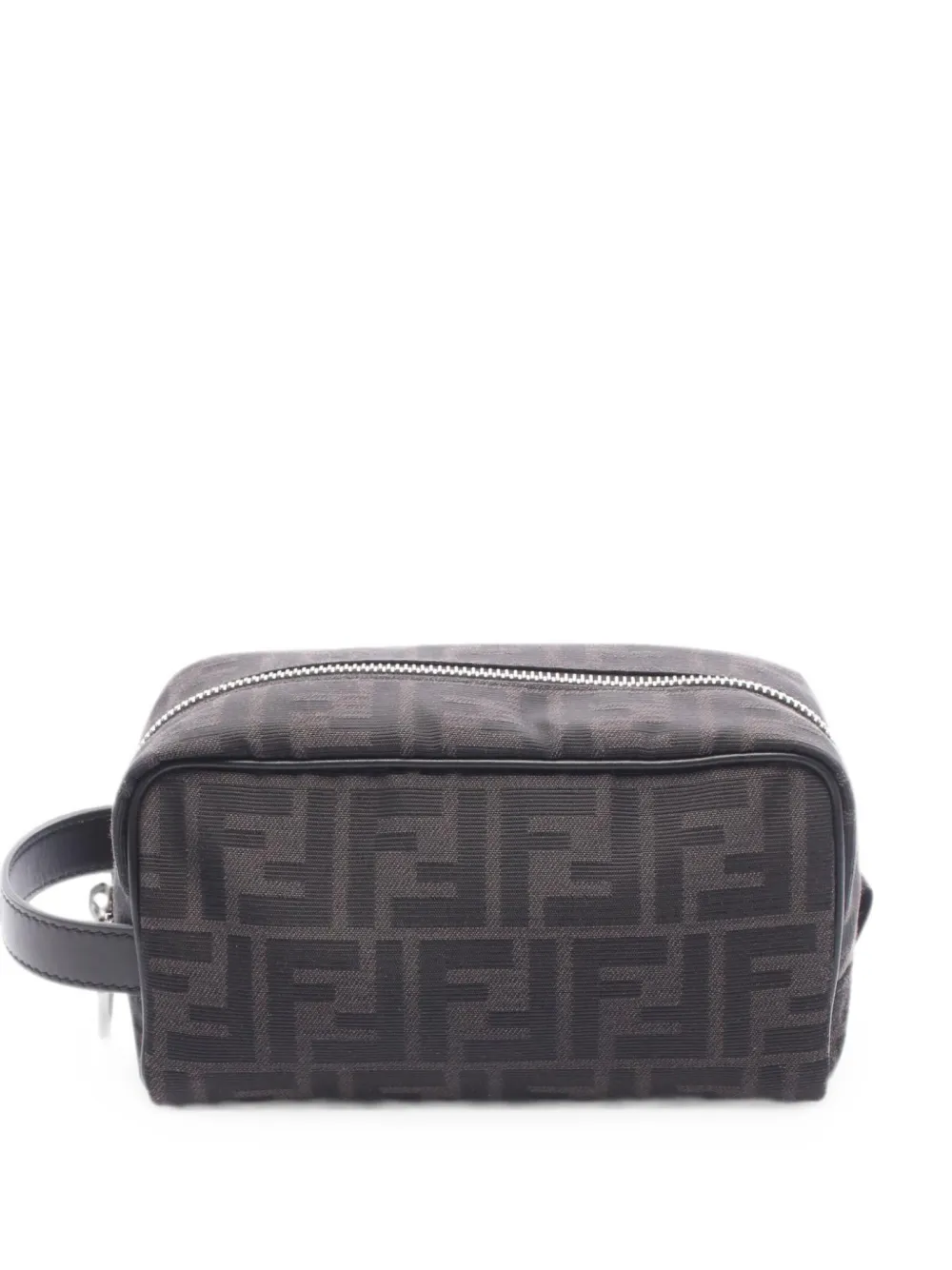 Fendi Pre-Owned 2010s FF jacquard pouch - Nero