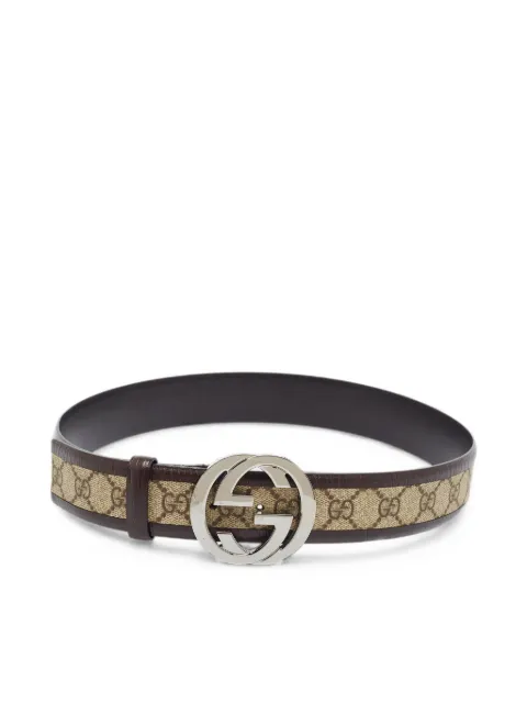 Gucci Pre-Owned cinturón con motivo GG Supreme