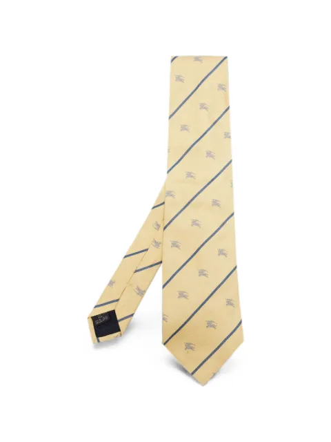 Burberry Pre-Owned logo jacquard tie