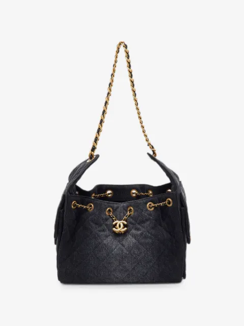 CHANEL Pre-Owned Chanel 25 quilted drawstring shoulder bag