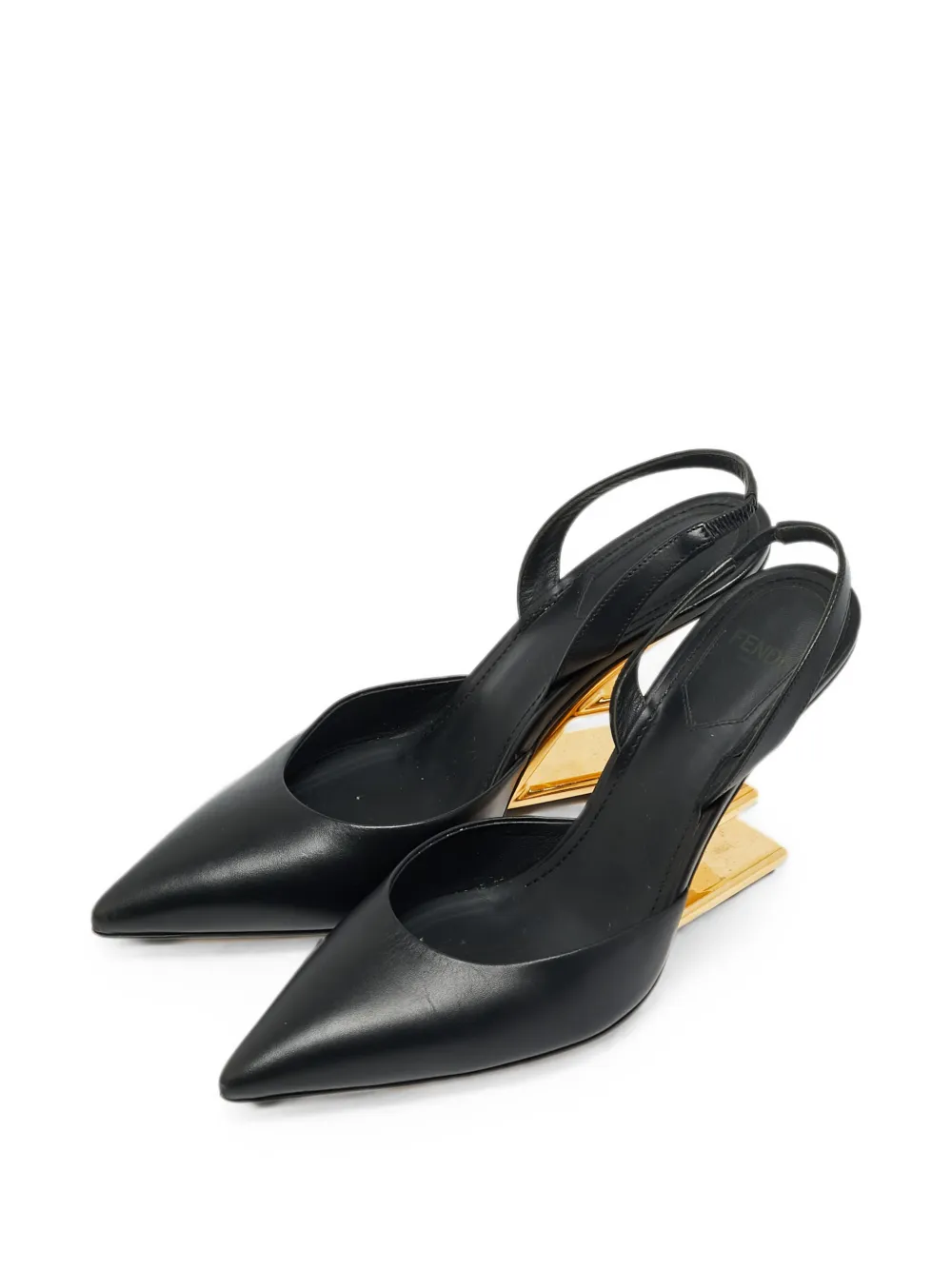 Fendi Pre-Owned Fendi First slingback pumps - Nero