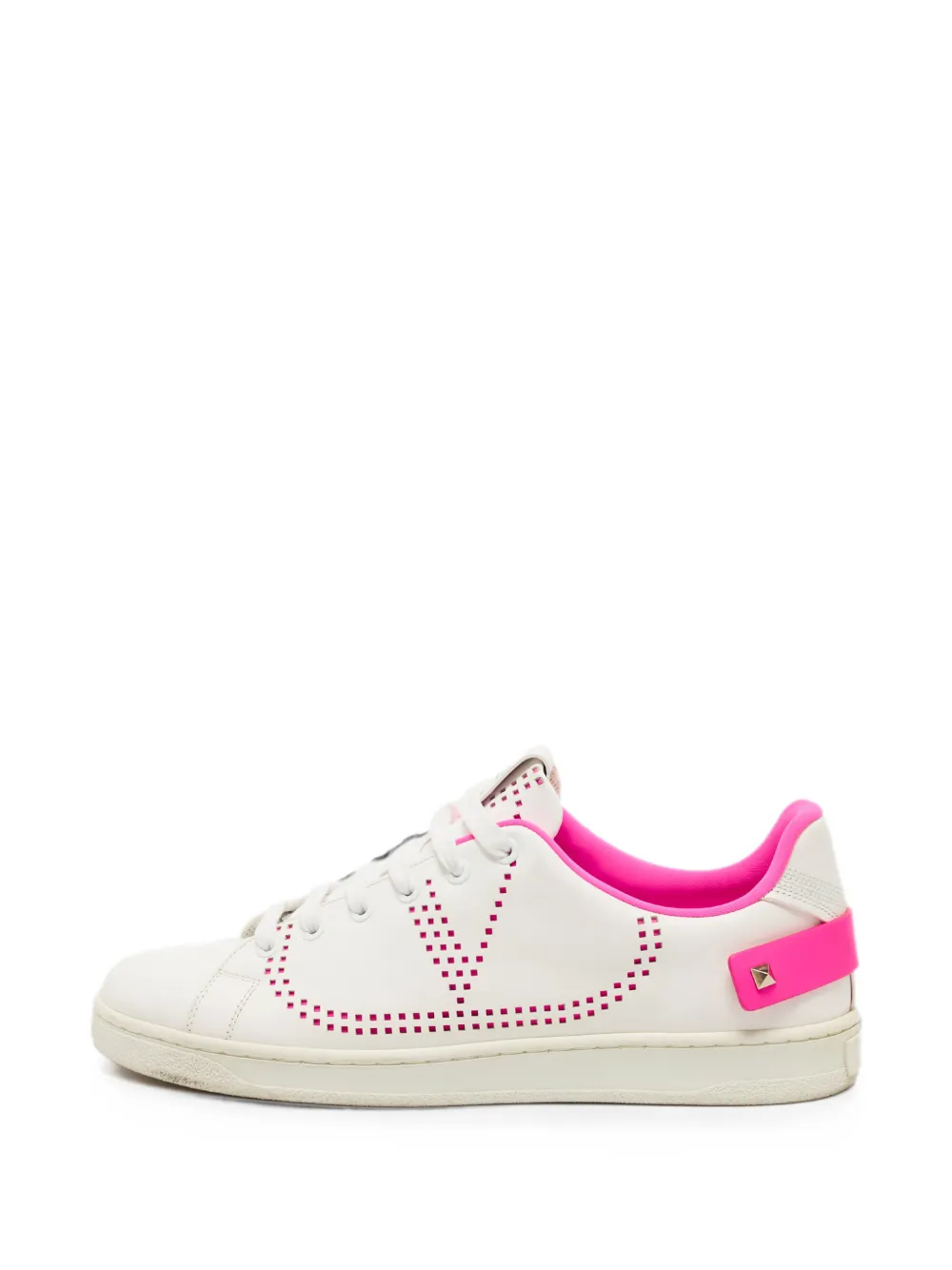 Valentino Garavani Pre-Owned VLogo Rockstud sneakers - Weiß
