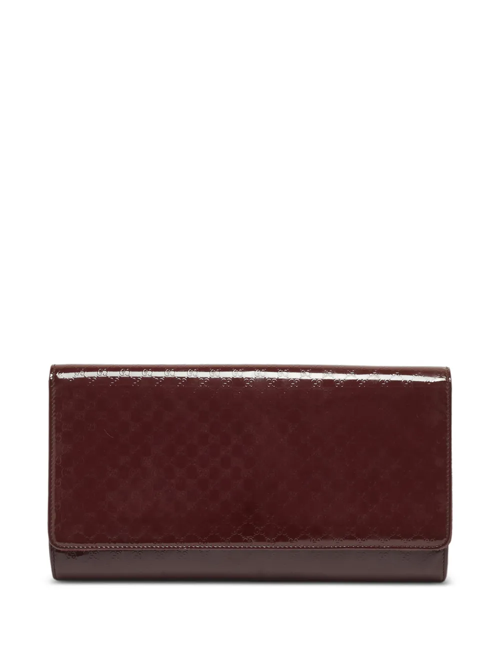 Gucci Pre-Owned Clutch Broadway media Microguccissima - Rosso