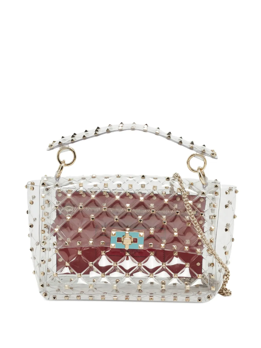 Valentino Garavani Pre-Owned medium Rockstud Spike tote bag - Bianco