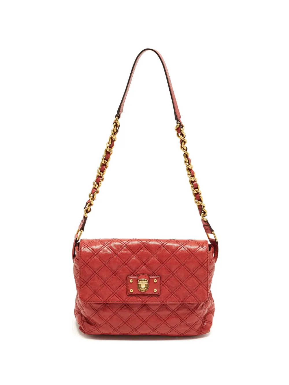 Marc Jacobs The XL quilted shoulder bag - Rosso