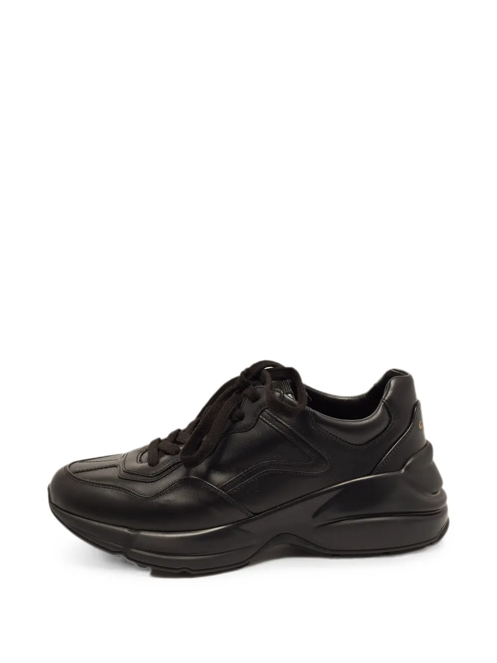 Gucci Pre-Owned Rhyton leather sneakers - Schwarz