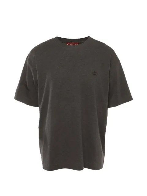 Gucci Pre-Owned camiseta con logo bordado