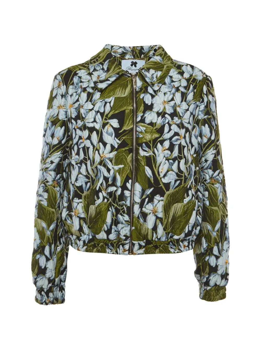 Dolce & Gabbana Pre-Owned floral jacquard bomber jacket - Nero