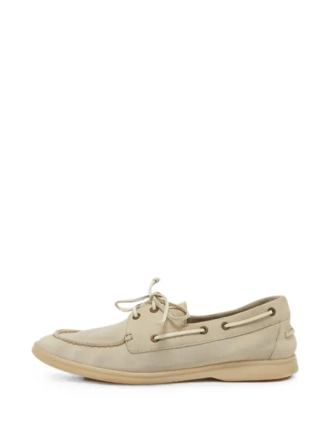Loro Piana Pre-Owned Sea-Sail Walk suede boat shoes