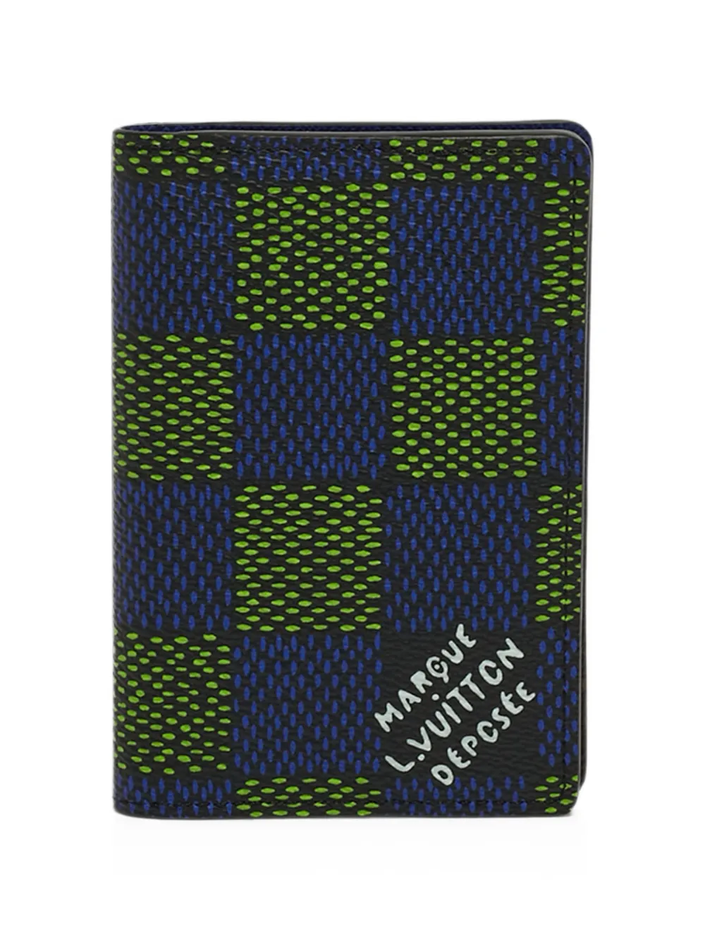 Louis Vuitton Pre-Owned damier heritage canvas pocket organizer - Blu