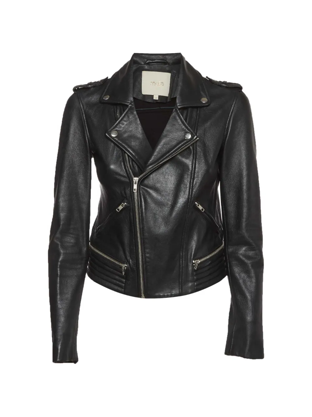 Maje Basalt biker jacket - Nero