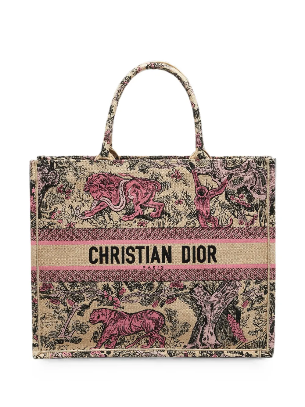 Christian Dior Pre-Owned 2024 Toile de Jouy Book tote bag - Toni neutri
