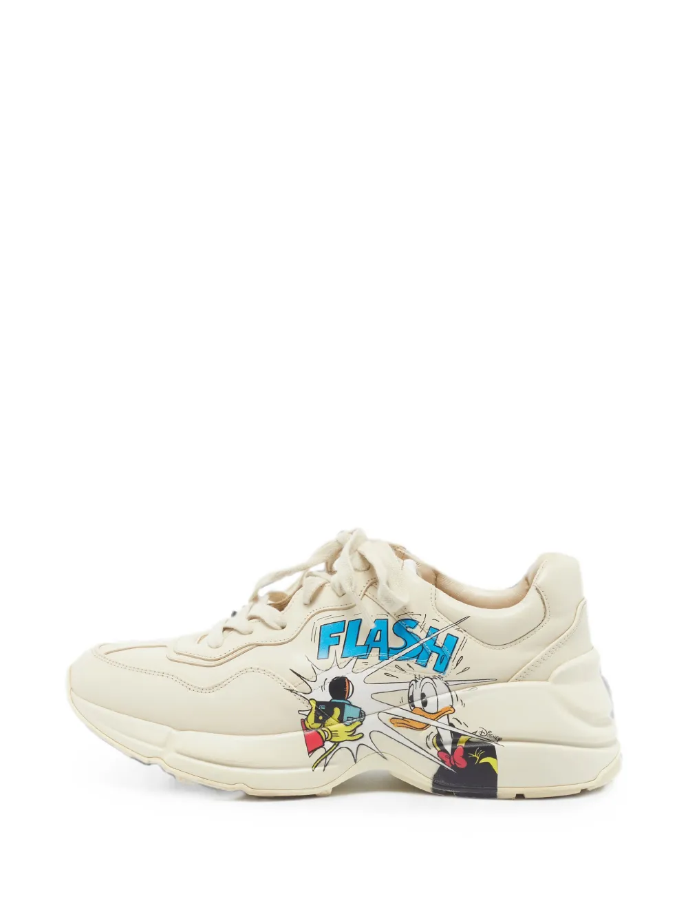 Gucci Pre-Owned x Disney Rhyton Pato sneakers - Nude