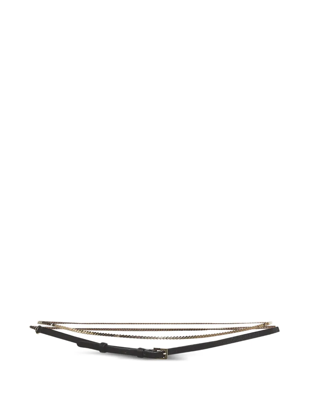 Valentino Garavani Pre-Owned chain-link belt - Nero