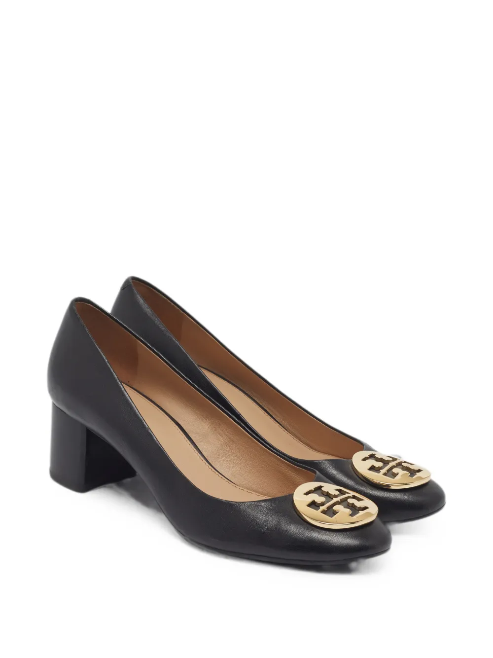 Tory Burch Chelsea block heel pumps - Nero