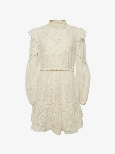 ZIMMERMANN long-sleeve mini dress