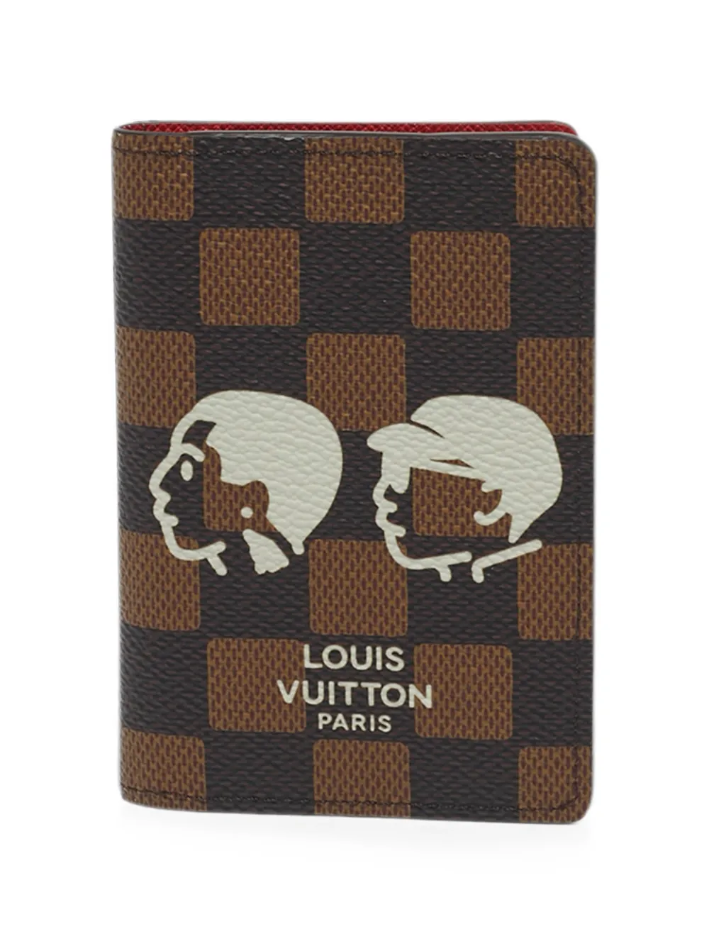 Louis Vuitton Pre-Owned x Nigo Damier Phriendship Ebene pocket organiser - Marrone